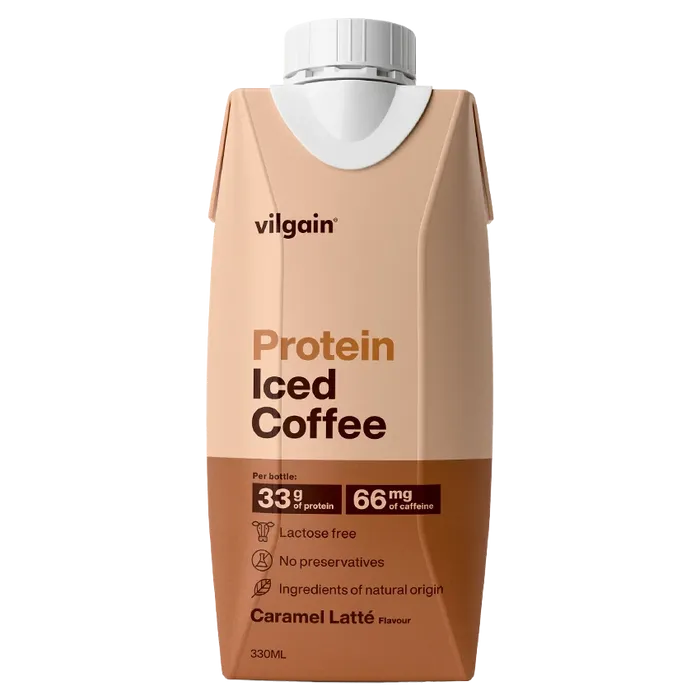 Vilgain Protein Iced Coffee karamelové latté 330ml